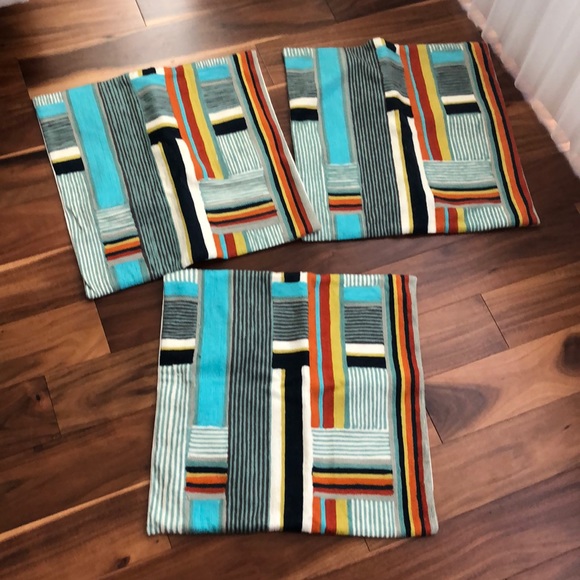 West Elm Accents West Elm 2x20 Pillow Covers Embroidered Inserts